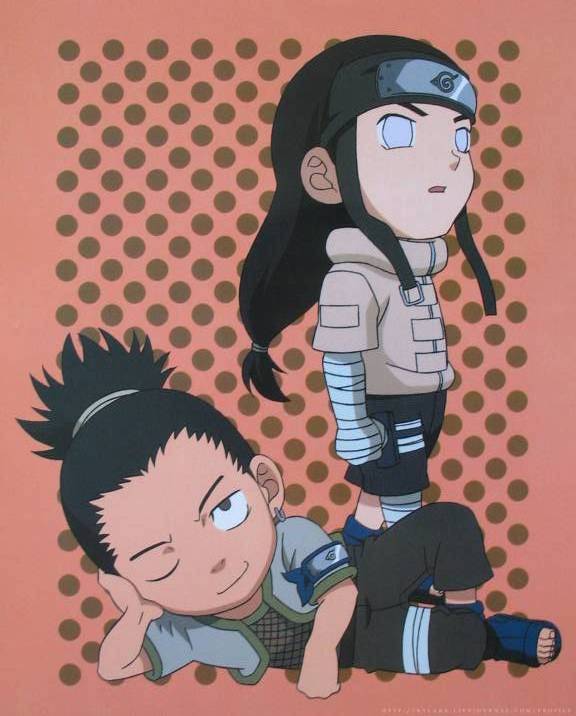 Shika a Neji chibíci